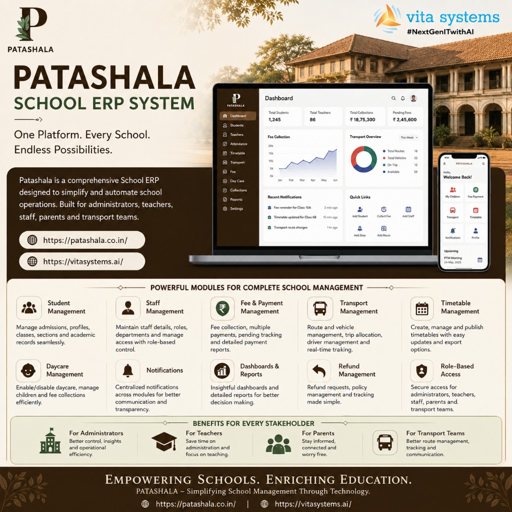 Patashala — Smart school management, simplified